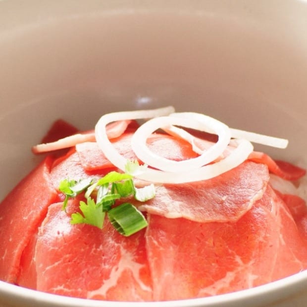 Kid Pho Rare Steak (Kids Pho Tai).